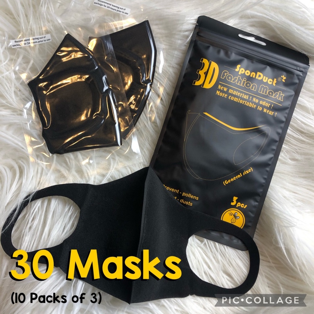 30 NEW comfortable face masks